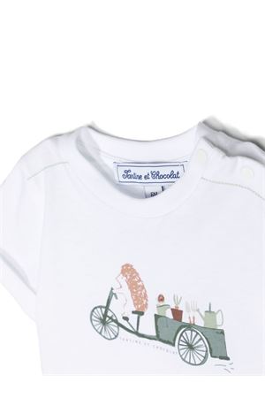 White cotton T-shirt TARTINE ET CHOCOLAT KIDS | TY1005152